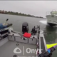 Illustration for article titled Watch: Terrifying moment speedboat crashes into small fishing boat and sending fishermen overboardem/em